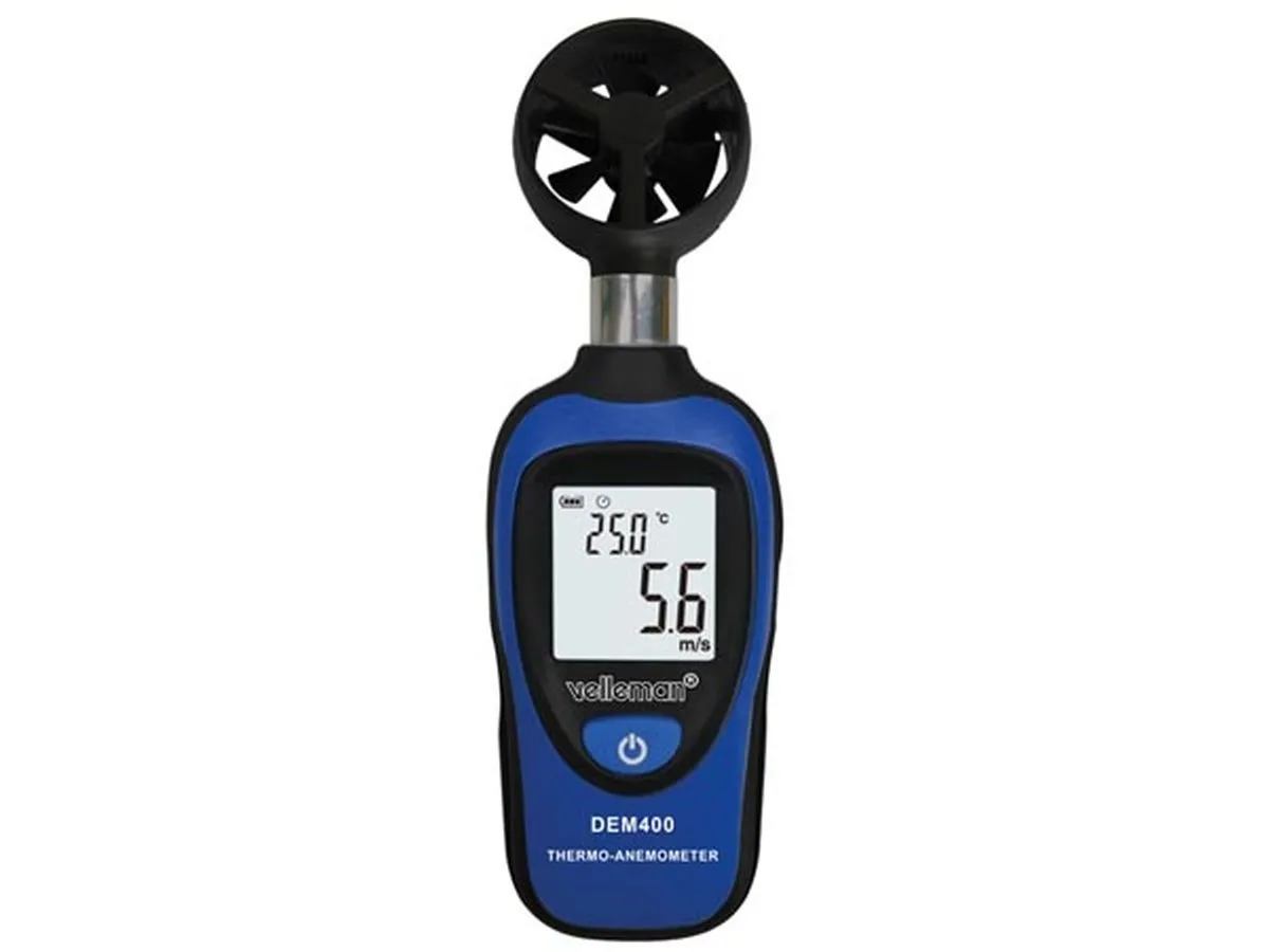 Digitale minithermometer anemometer type 400