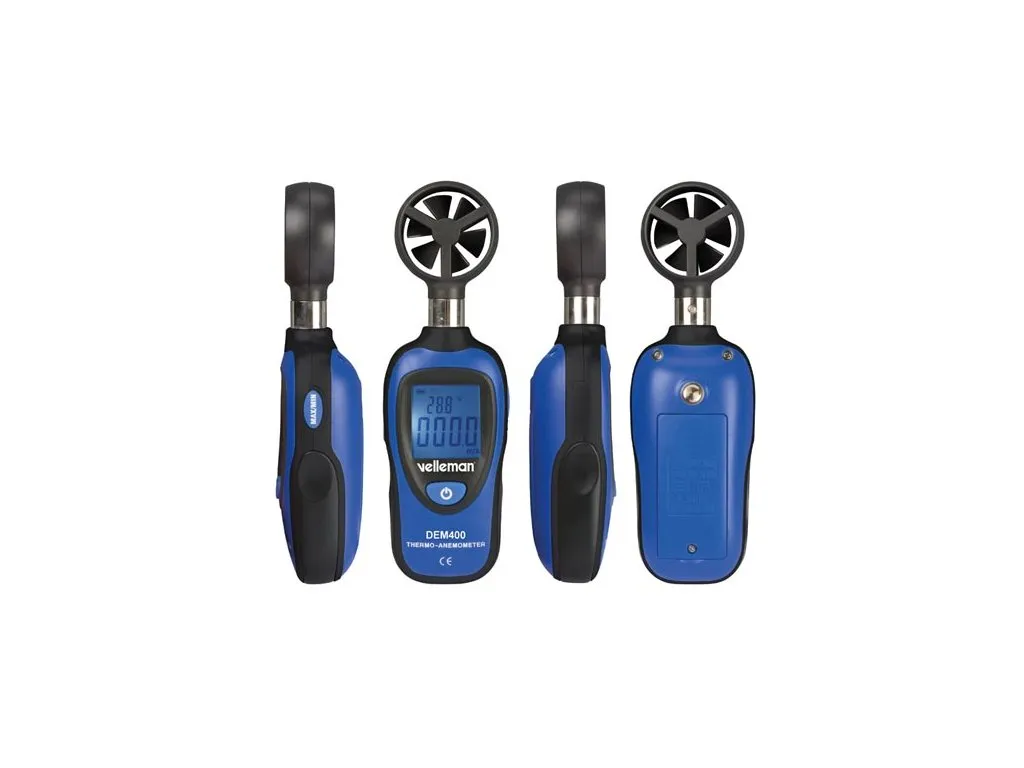 Digitale minithermometer anemometer type 400